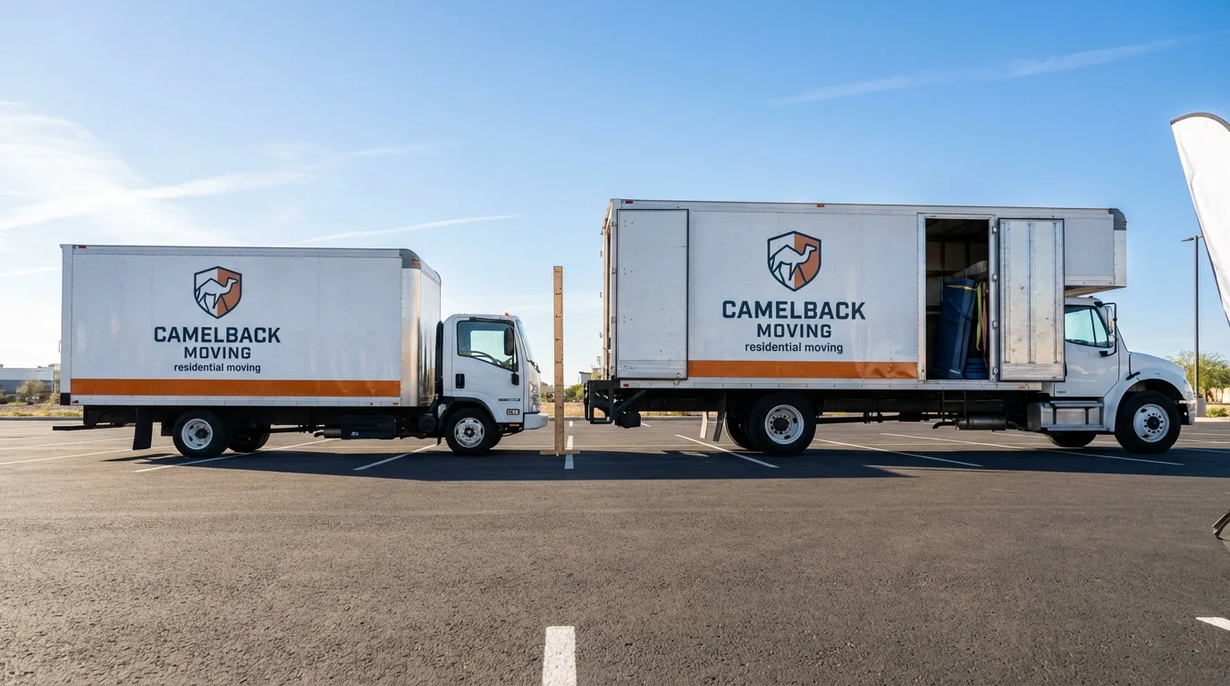 Moving truck size capacity guide in Ogdensburg